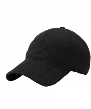 Mesh Outdoor Practice Cap Runner's Tennis Hat - Black - CF116Z8FRK1