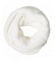 Simplicity Warm Infinity Scarf in Knitted Styles - 1243_milk White - CF12NZ5IJEP
