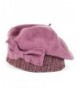 Stylish Wool Bow Beret Knit Cap Pink Hy022 - CF1224ANUVP