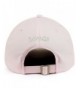 Trendy Apparel Shop Savage (Back) Embroidered 100% Cotton Dad Hat - Light Pink - CI189D6KR96