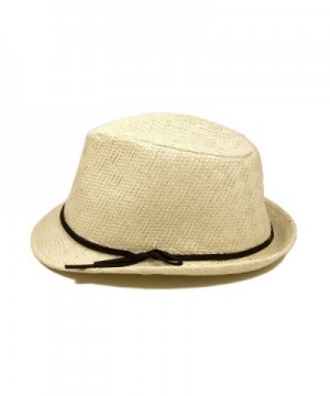 Young Adult Teens White Fedora in Men's Fedoras