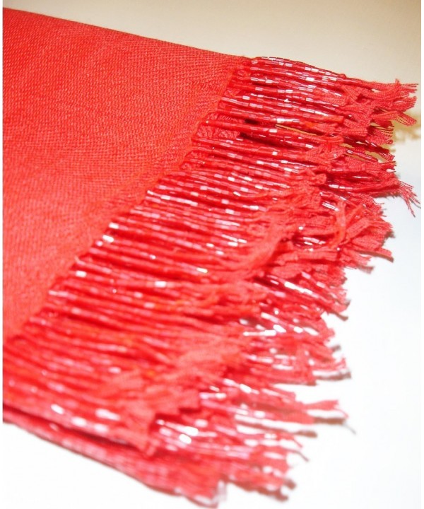 Pashmina Scarf Shawl Wrap Throw Red - C91130YKK1J