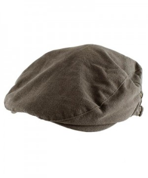 Morehats Canvas Newsboy Cap Gatsby Golf Hat - Charcoal - C011X5VX7M1