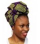 Yellow and Purple African Print Ankara Head wrap- Tie- scarf- Multicolor- One Size - CV12O0S4VTN