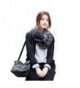 Yoyorule Korean Deer Pattern Cotton Long Scarf Autumn Winter Shawl - Black - CN127OR6Y0D