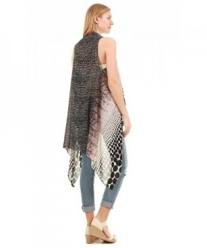 Sleeveless Breezy Chiffon Front Asymmetric in Fashion Scarves