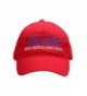 Donald Trump 2016 Adjustable Adult Unisex Cap "MAKE AMERICA GREAT AGAIN!" Beautiful EMBROIDERED Text - Red - C4129SP2AZL