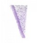 Gilroy Women Hollow Tassel Lace Floral Knit Triangle Mantilla Scarf Shawl - Purple - CP12J1YVDKX