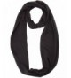 Infinity Solid Loop Scarf - Black - C311I8K6WY9