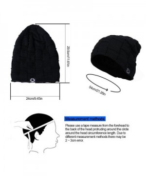 JNINTH Winter Knitting Beanie Slouchy in Men's Skullies & Beanies