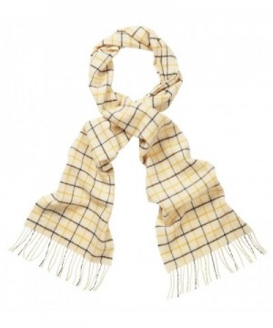 Original Montgomery Scottish Lambswool Check Scarf - House Check Tatershall - CX119NJLEV5