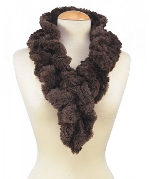 Womens Faux Fur Scarf Scrunchie