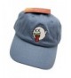 Distressed Boo Mario Ghost Baseball Cap 3D Embroidery Dad Hats Adjustable Snapback - Denim - CT187NATKSW