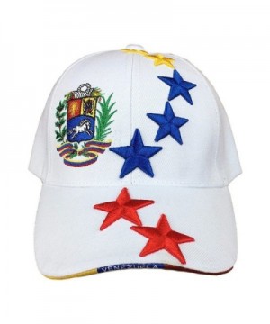 White Baseball Tricolor Stars Venezuela