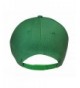 Plain Green Flat SnapBack Baseball