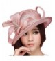 Junes Young Sinamay Ribbons Fuschia in Women's Sun Hats