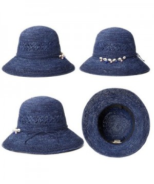 Womens Crochet Crushable 56 58CM NavyBlue in Women's Sun Hats