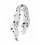 ZESTILK Scarfs for Women Pashmina Scarves Shawl and Wraps Polka Dots - Black and White - CN12NSM3SGW