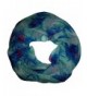 Lunar Lily Tropical Pineapple Infinity Loop Scarf - Blue - CE11XJTX80P