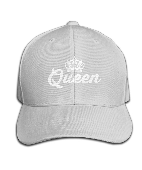 Mens Fitted Hats Queen Lovers Couple Adjustable Cool Snapback - Ash - C112MYB2JD2