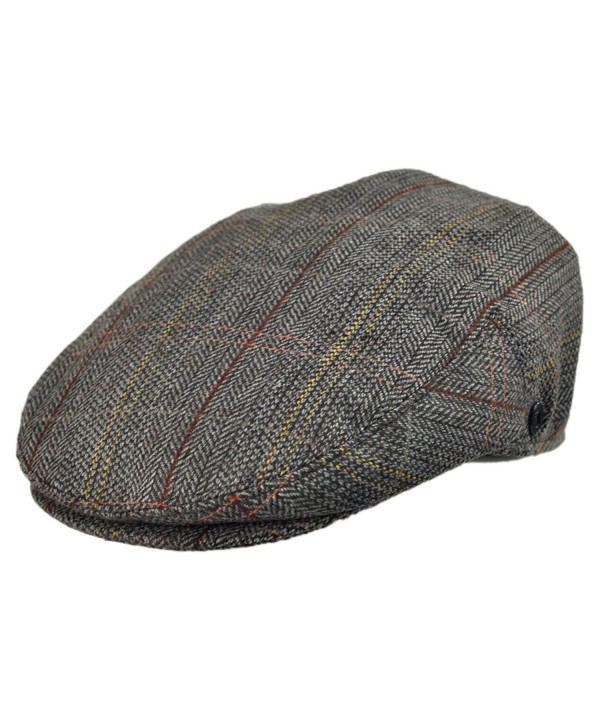 Jaxon Tweed Ivy Cap - Brown/Grey Tweed - CR1147VOXI5