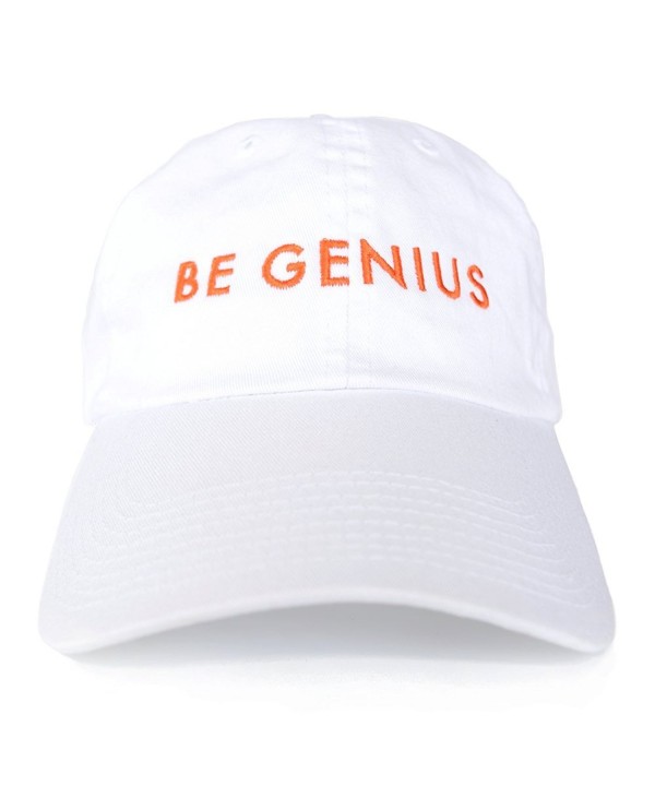 The Genius Brand Be Genius Dad Hat For Men and Women - White - CM185T86759