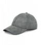 JOOWEN Unisex Faux Suede Baseball Cap Adjustable Plain Dad Hat For Women Men - Ash Grey - CT12EL625E9