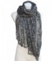 Terra Nomad Women's Italian Lace Scarf Shawl Shoulder Wrap - Dark Gray - CG1867IZ3H3