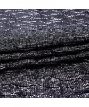 R C Y Black Jersey Scarf Metallic in Fashion Scarves