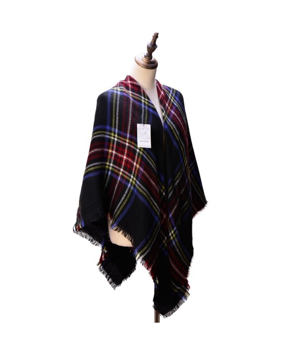 Women's Cozy Tartan Scarf Wrap Shawl Neck Stole Warm Plaid Checked Pashmina (4) - CH126HFNPW3