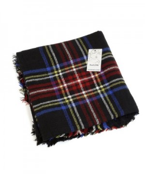 Womens Tartan Scarf Checked Pashmina