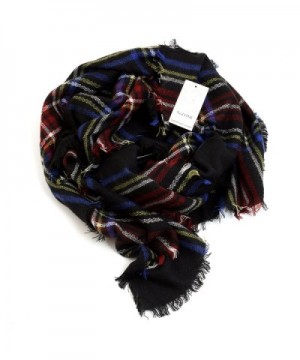 Womens Tartan Scarf Checked Pashmina in Cold Weather Scarves & Wraps