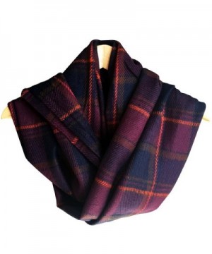 Rad Pixie Cashmere like Pashmina Plaid Purple