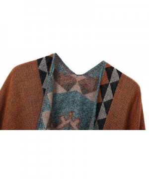 Urban CoCo Printed Cardigan Orange in Wraps & Pashminas