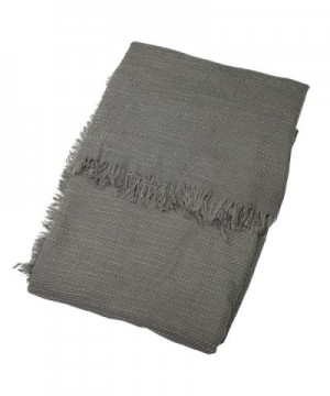 Charcoal Womens Fashion Blanket Scarves in Cold Weather Scarves & Wraps