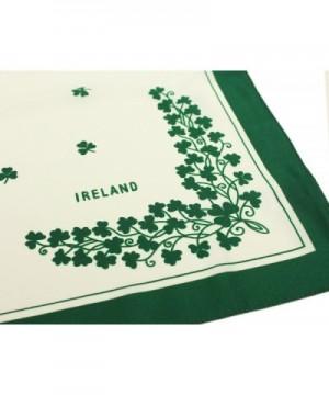 Shamrock Scarf Polyester from Ireland