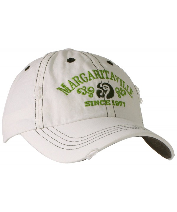 Margaritaville Men's Logo Hat - White - CF11CTPWEU5