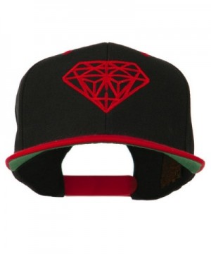 Diamond Embroidered Snapback Two Tone