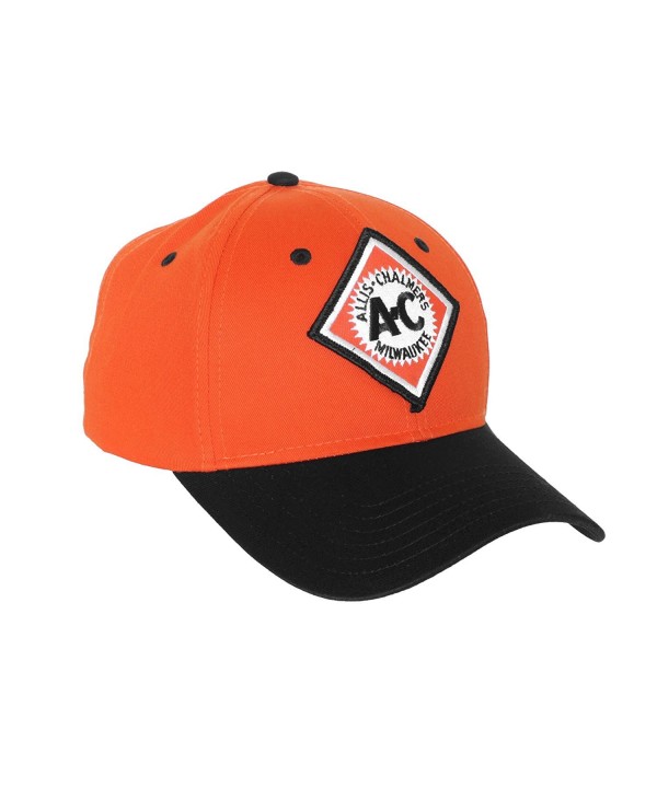 Allis Chalmers Hat- Vintage Milwaukee Logo- Orange and Black CW1274J1LU9