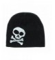 8" SKULL & CROSSBONES JOLLY ROGERS WINTER BEANIE SKULL CAP toboggan hat - CO12NYX679V