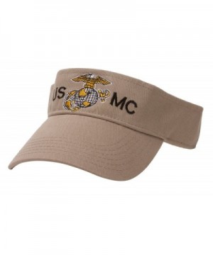 USMC Emblem Khaki Adjustable Visor - CP11QIVW3QV