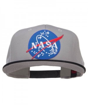 Lunar NASA Patched Two Tone Snapback - Black Grey - C11208E8FT7