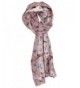 Ted and Jack - Nectar Loving Hummingbird Print Silk Feel Scarf - Pink - C212N1T22QD