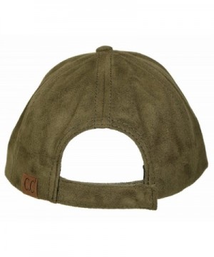 H 6BA3 33 Faux Suede Baseball Cap