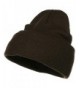 Stretch ECO Cotton Long Beanie - Brown - CM1156XGRV9