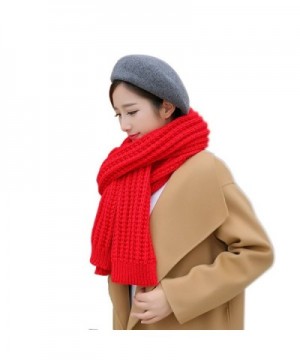 Solid Color Knitted Ladies Section in Fashion Scarves