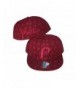 Philadelphia Phillies DICE Fitted Size 8 Cooperstown Collection Hat Cap Burgandy - CB183N9CUG4