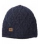 Coal Men's The Yukon Chunky Knit Warm Beanie Hat - Navy - C611J47LN49