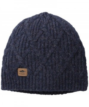 Coal Men's The Yukon Chunky Knit Warm Beanie Hat - Navy - C611J47LN49