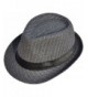 Simplicity Men Women Manhattan Structured Gangster Trilby Wool Fedora Hat - 3074_grey - CY11HFS4GXT